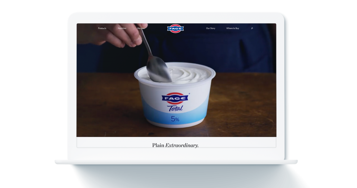 FAGE homepage on computer screen